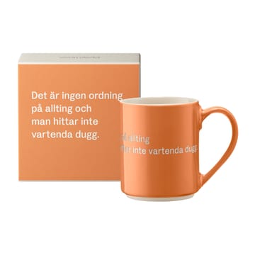 Astrid Lindgren mug, Det är ingen ordning… - Swedish text - Design House Stockholm