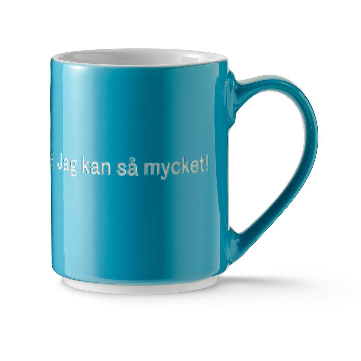 Design House Stockholm Astrid Lindgren mug 'Det är konstigt med mig...' Swedish text