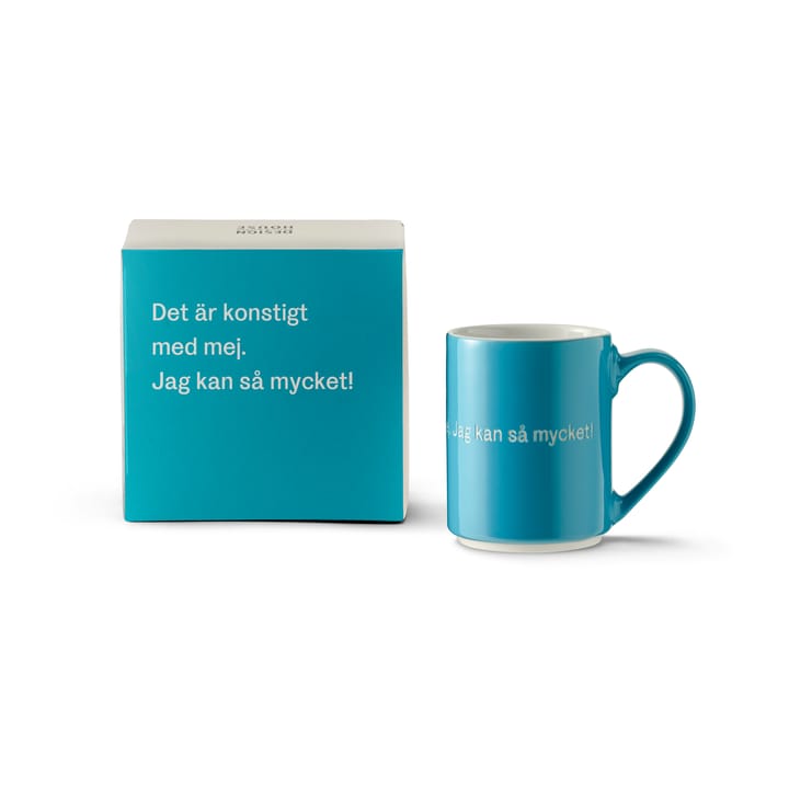 Astrid Lindgren mug 'Det är konstigt med mig…' - Swedish text - Design House Stockholm