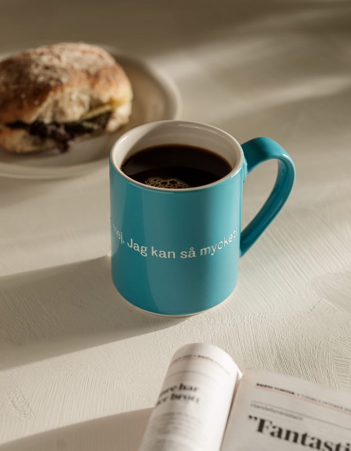 Astrid Lindgren mug 'Det är konstigt med mig…' - Swedish text - Design House Stockholm