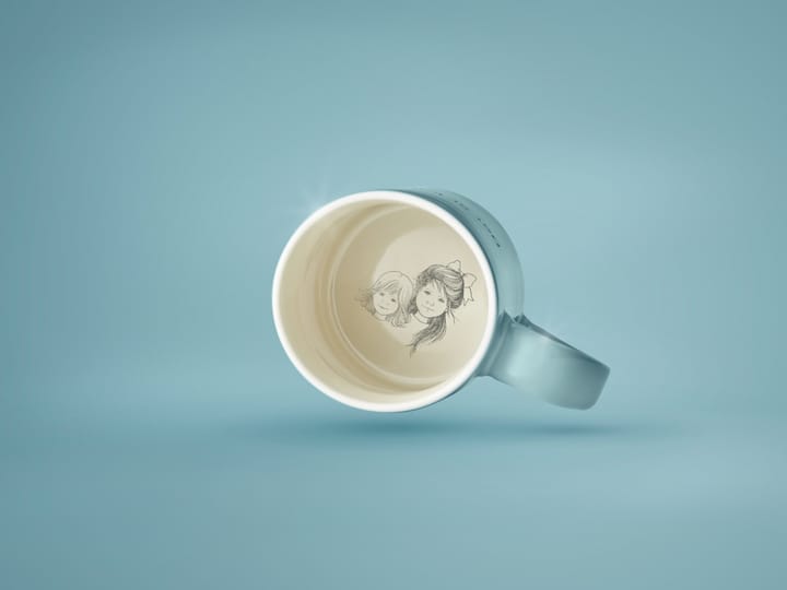 Astrid Lindgren mug, Du är inte klok…, Swedish text Design House Stockholm