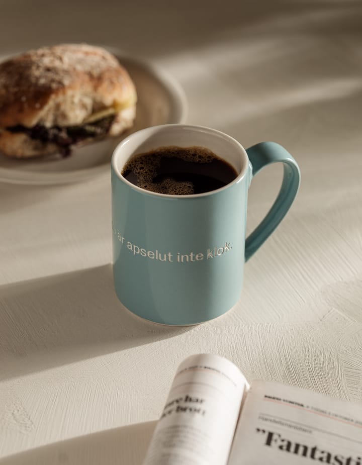 Astrid Lindgren mug, Du är inte klok…, Swedish text Design House Stockholm