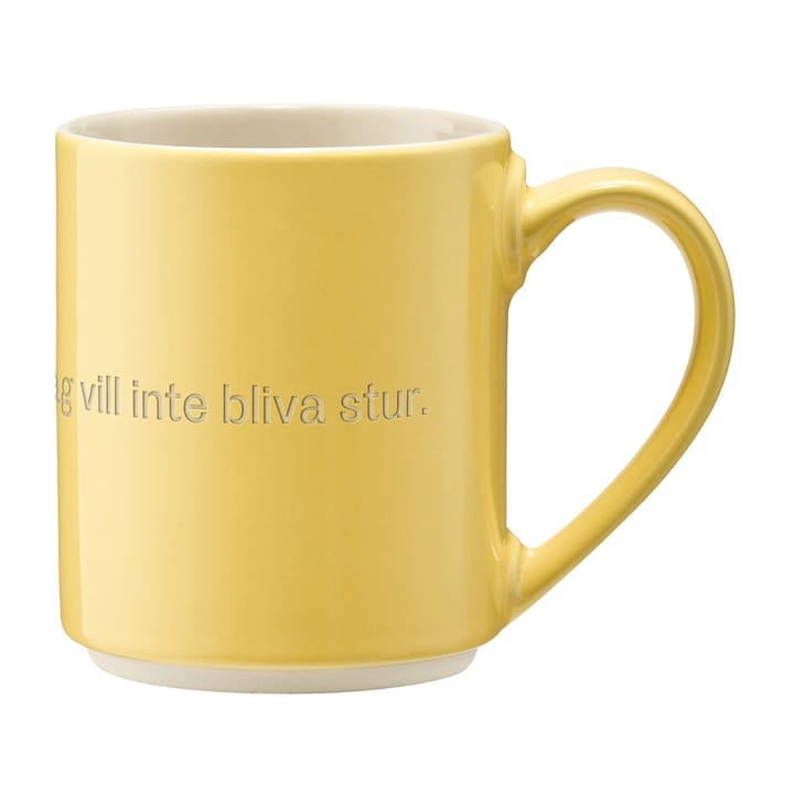 Astrid Lindgren mug. fina lilla krumelur - Swedish text - Design House Stockholm