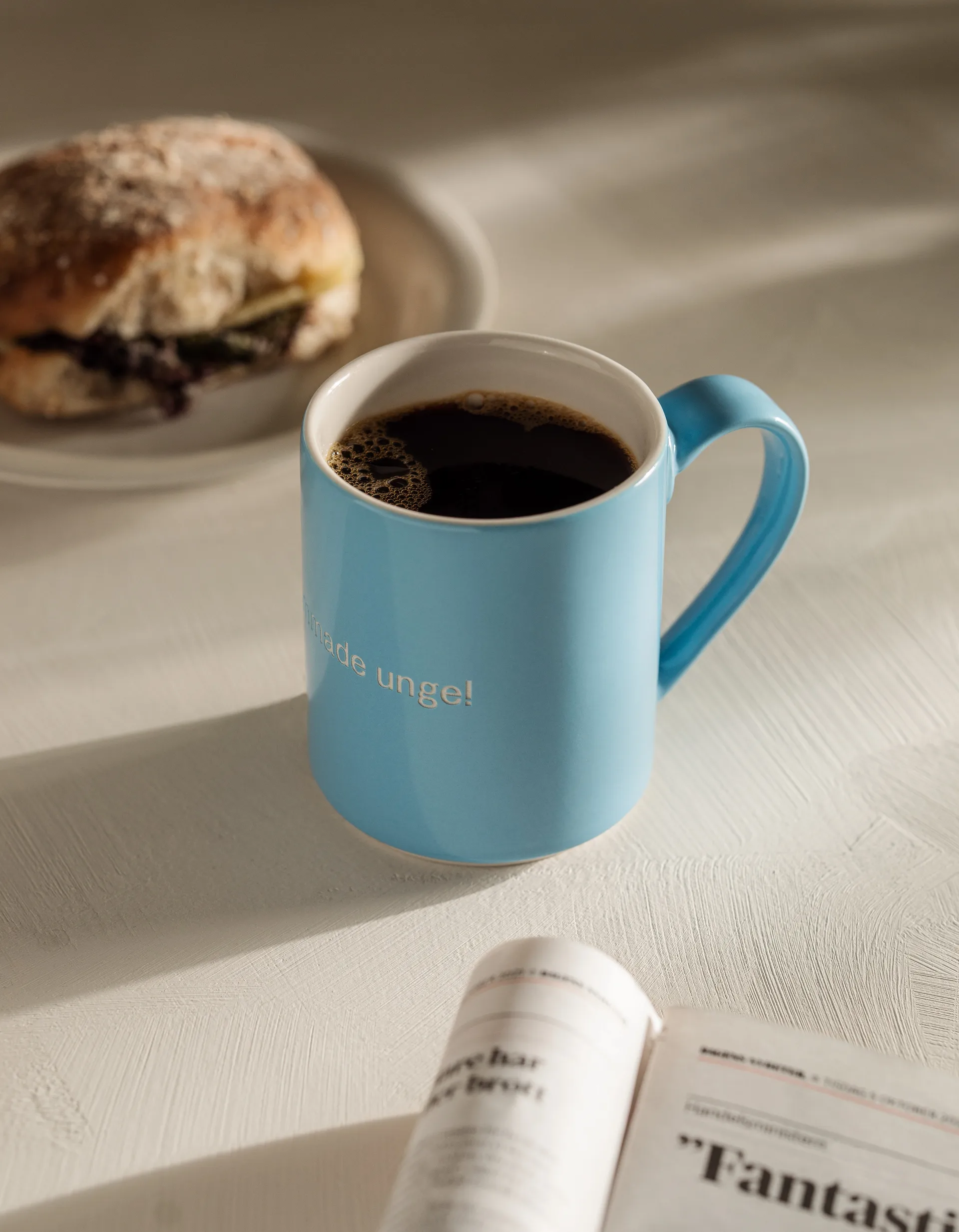 Astrid Lindgren mug, Forgrömmade Unge!, Swedish text Design House Stockholm