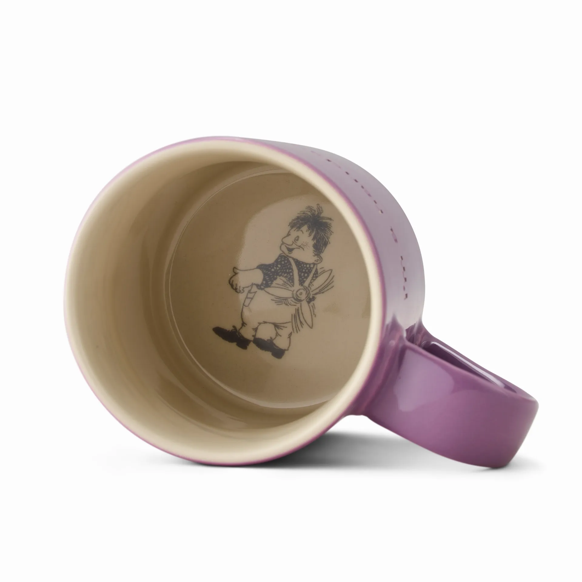 Astrid Lindgren mug, I am handsome, lila-english Design House Stockholm