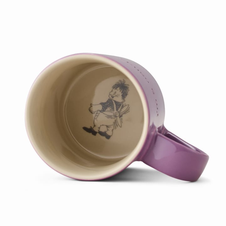 Astrid Lindgren mug, I am handsome - lila-english - Design House Stockholm