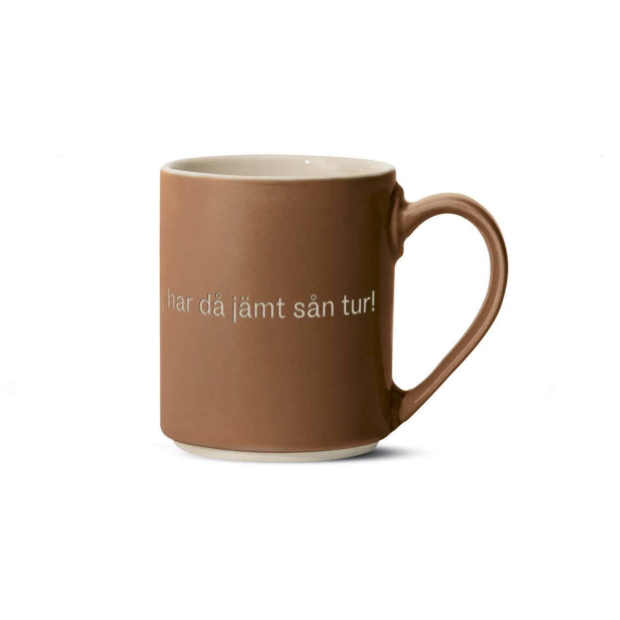 Design House Stockholm Astrid Lindgren mug, ja, det är inte klokt... Swedish text