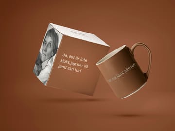 Astrid Lindgren mug, ja, det är inte klokt… - Swedish text - Design House Stockholm