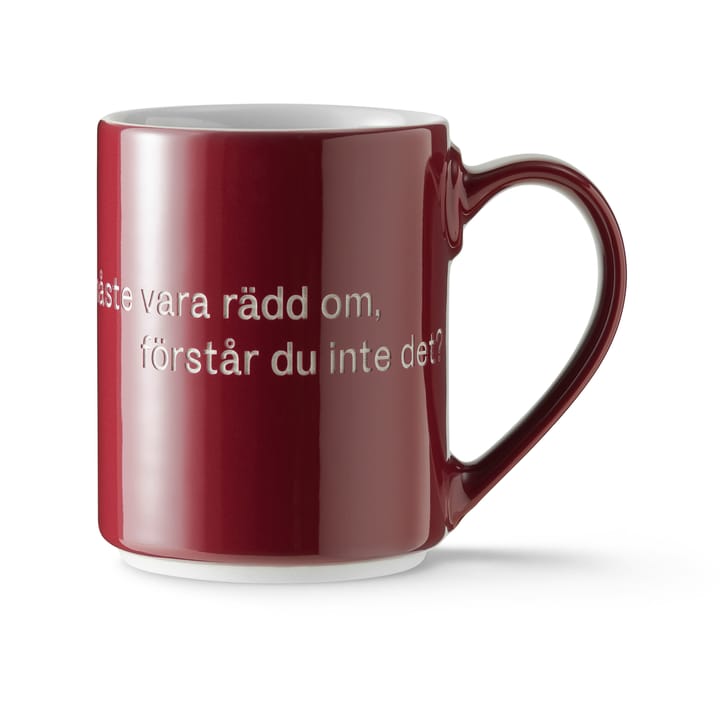 Astrid Lindgren mug 'Livet är en sak', Swedish text Design House Stockholm
