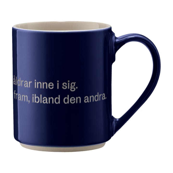 Astrid Lindgren mug. man har ju alla åldrar - Swedish text - Design House Stockholm