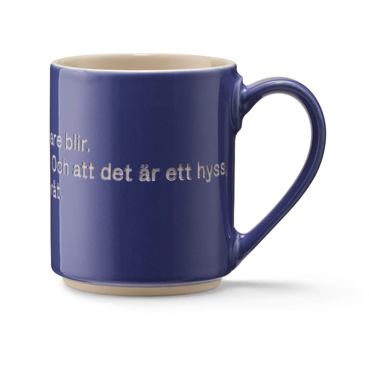 Astrid Lindgren mug, S'not something you plan - blue-swedish - Design House Stockholm