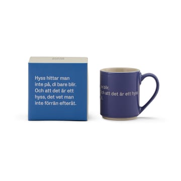 Astrid Lindgren mug, S'not something you plan - blue-swedish - Design House Stockholm