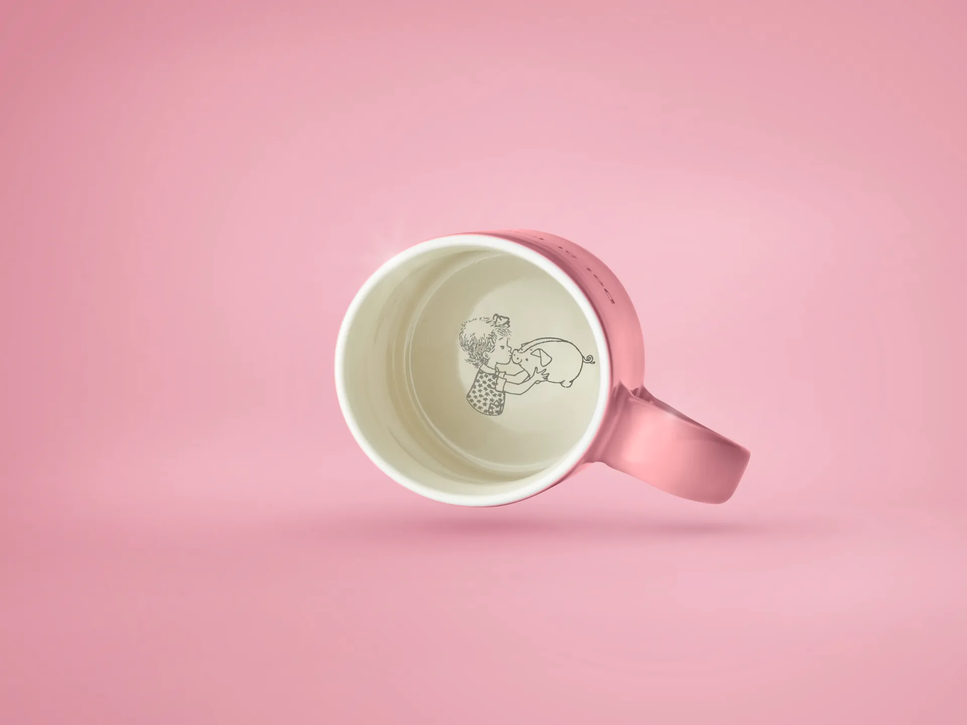 Astrid Lindgren mug, Tänk for att jag kan…, Swedish text Design House Stockholm