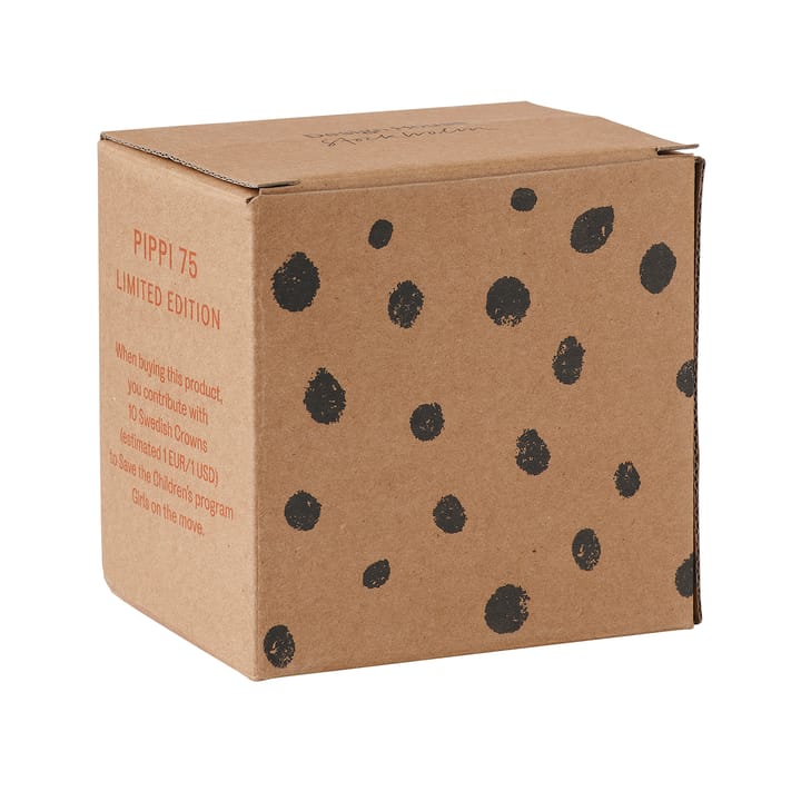 Astrid Lindgren Pippi anniversary mug 35 cl, Dots Design House Stockholm