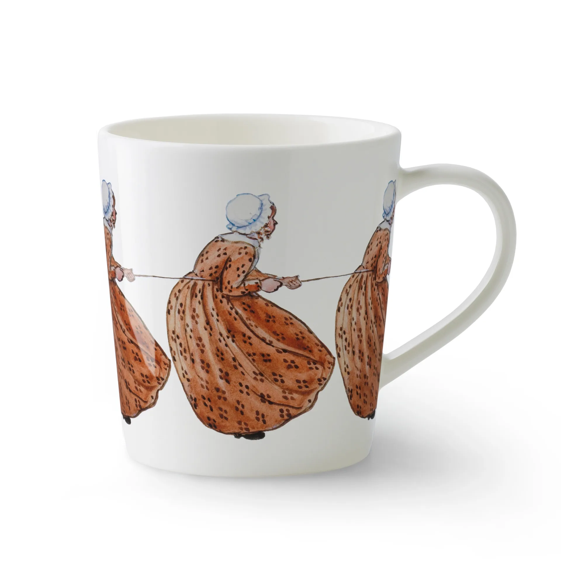 Aunt Brown mug with handle, 40 cl Design House Stockholm