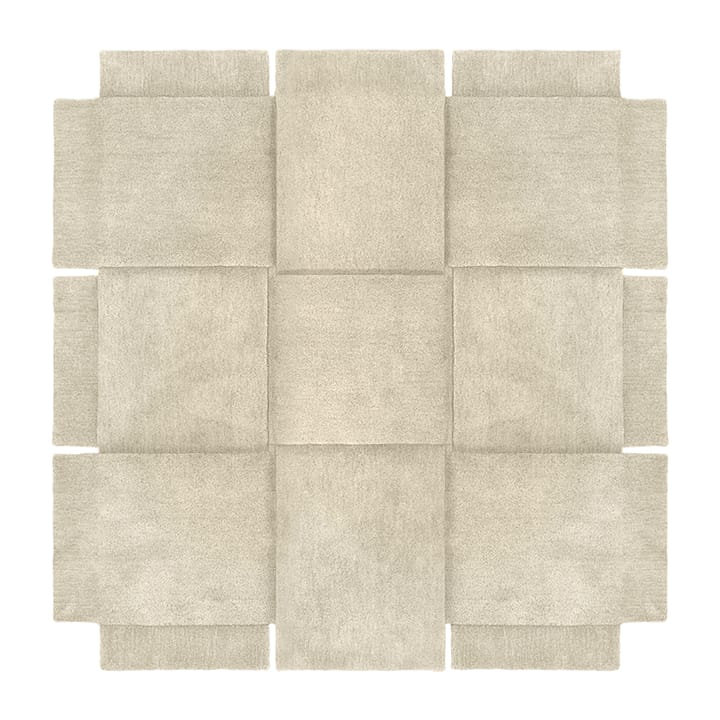 Basket Rug  Beige - 180x180 cm - Design House Stockholm