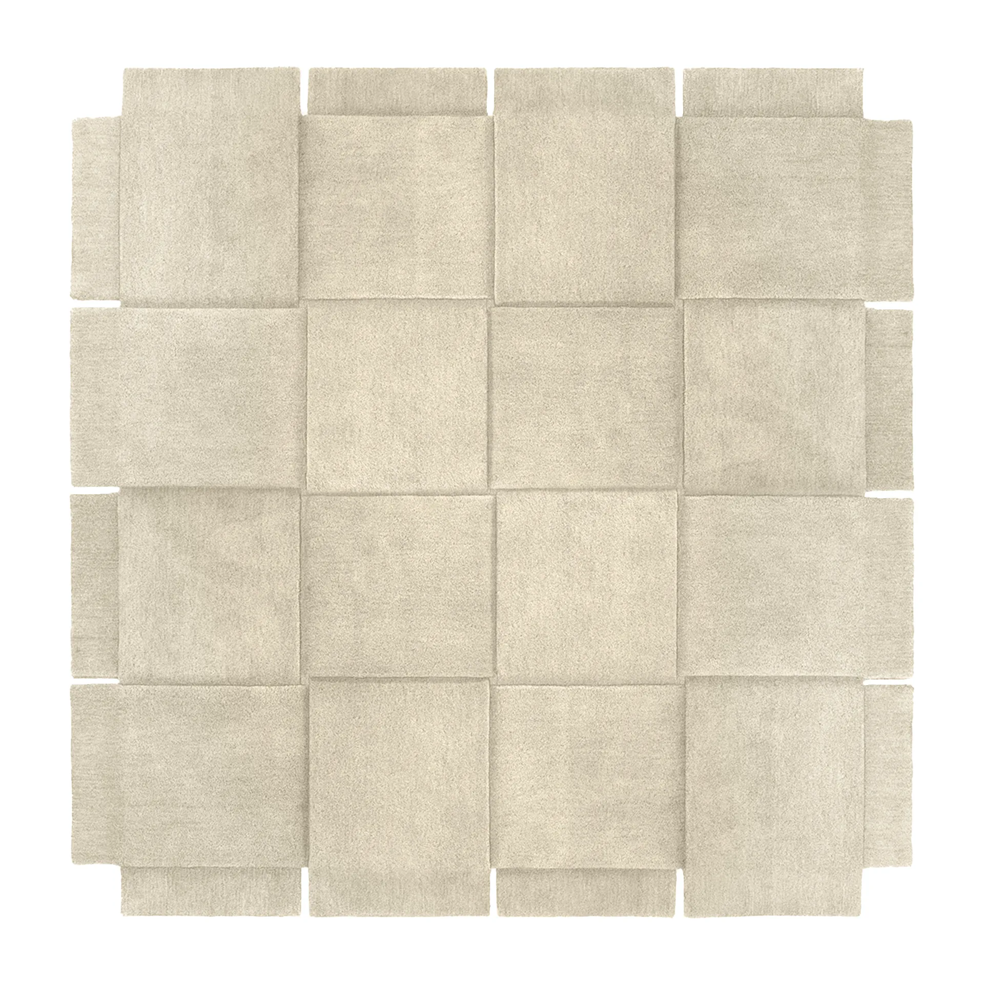 Basket Rug Beige, 245x245 cm Design House Stockholm