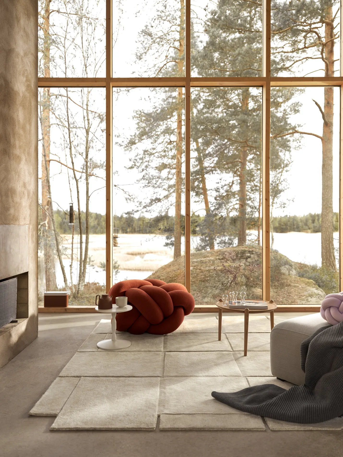 Basket Rug Beige, 245x300 cm Design House Stockholm
