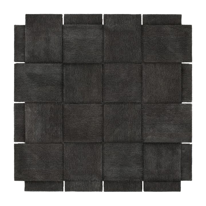 Basket rug, dark grey - 245x245 cm - Design House Stockholm