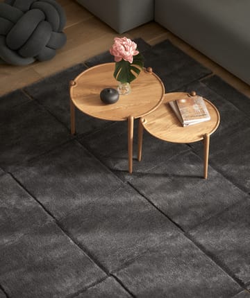 Basket rug, dark grey - 245x245 cm - Design House Stockholm