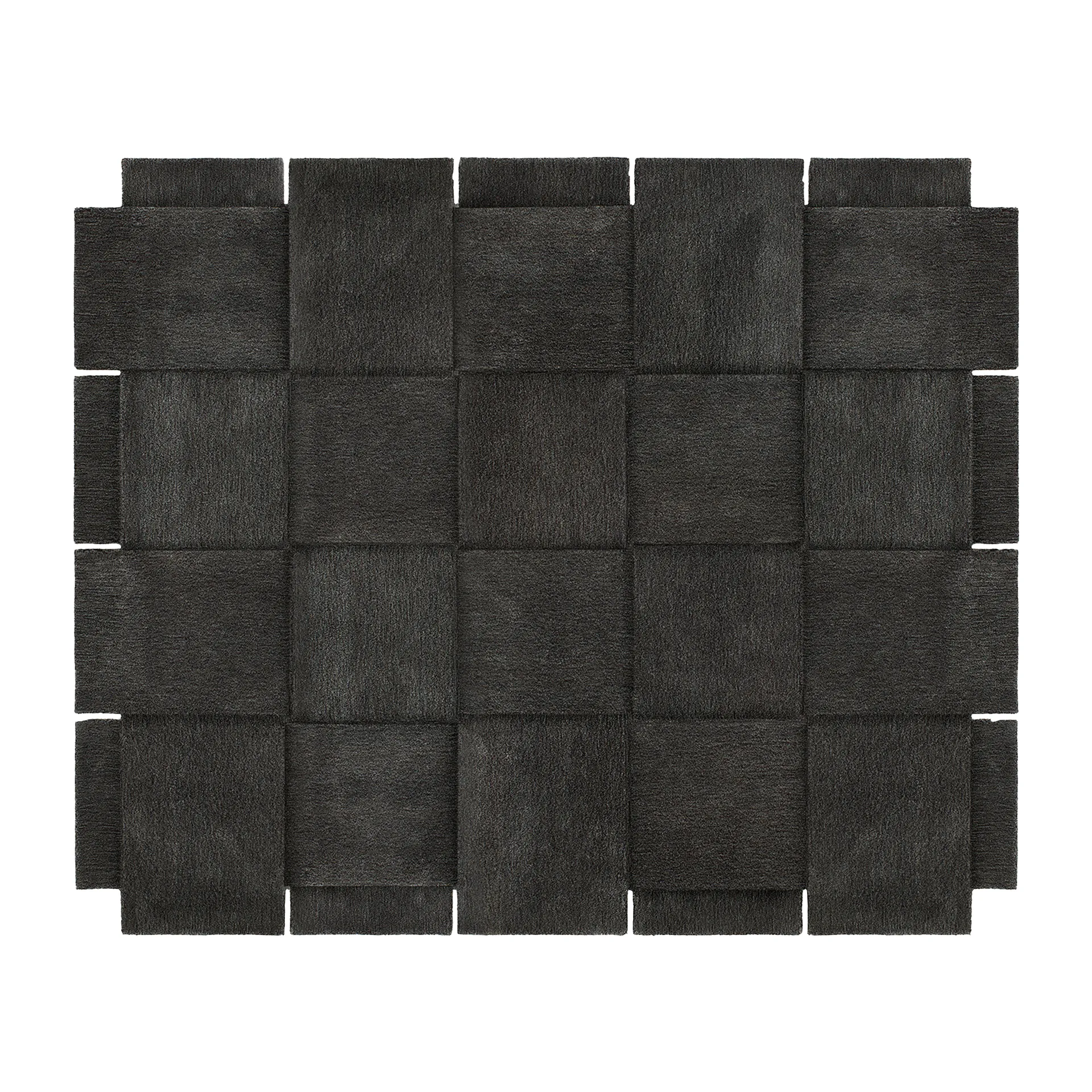 Basket rug, dark grey, 245x300 cm Design House Stockholm