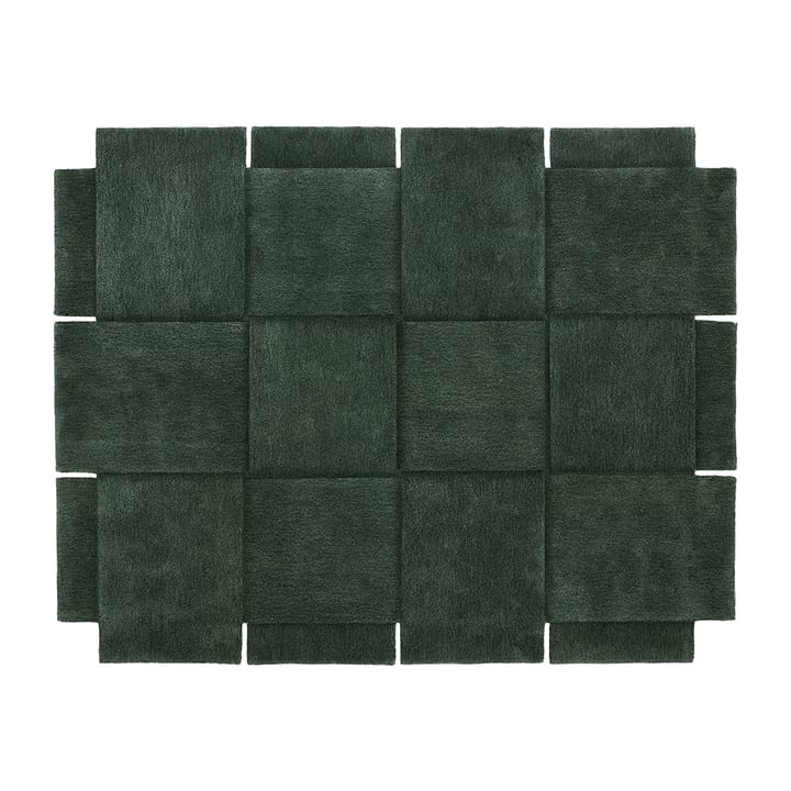 Basket rug, green - 185x240 cm - Design House Stockholm