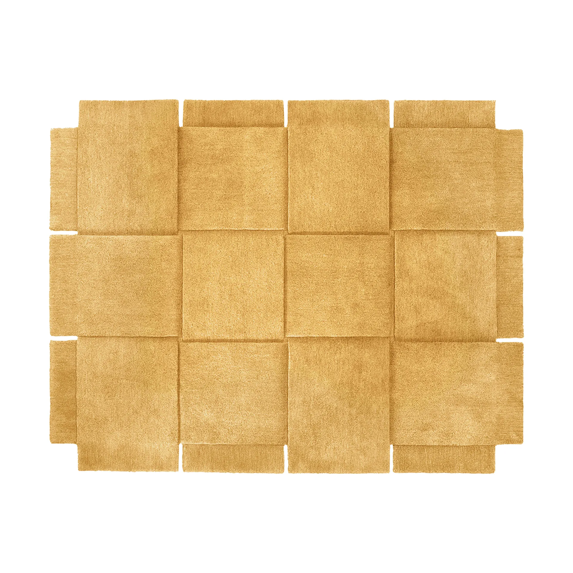 Basket rug yellow ochre, 185x240 cm Design House Stockholm