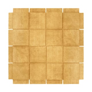 Design House Stockholm Basket rug yellow ochre 245x245 cm