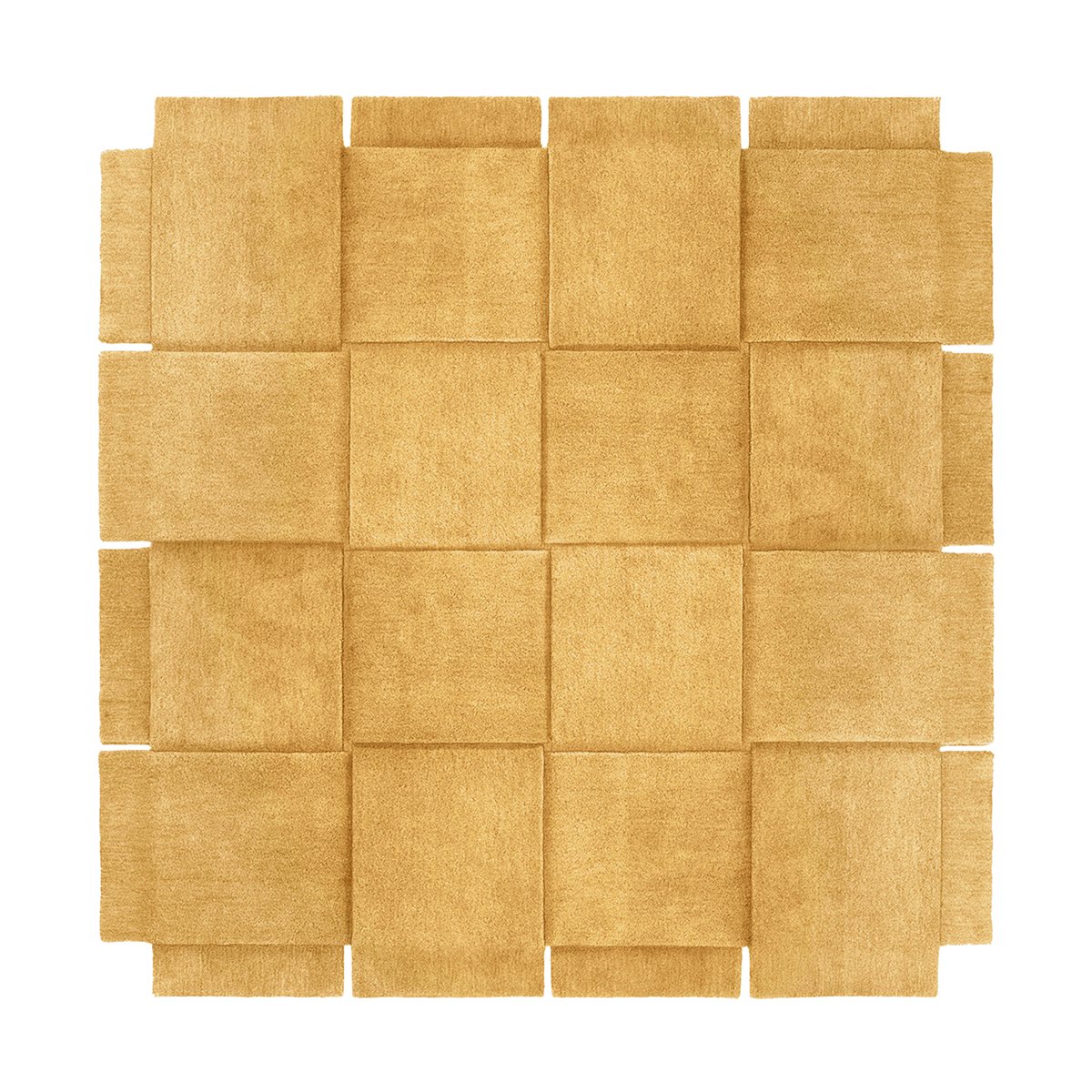 Design House Stockholm Basket rug yellow ochre 245x245 cm