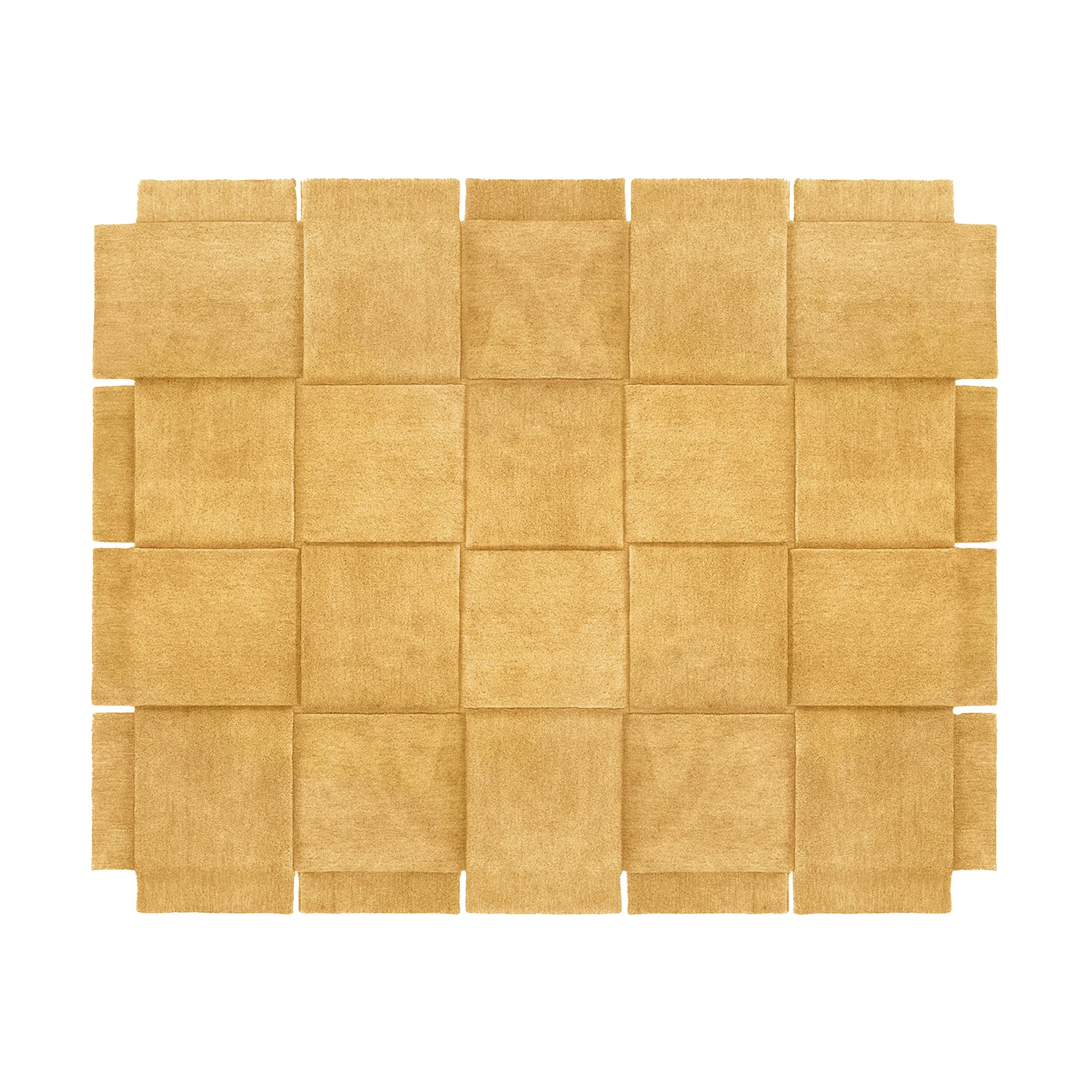 Basket rug yellow ochre, 245x300 cm Design House Stockholm