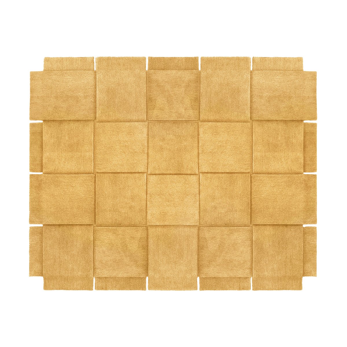 Design House Stockholm Basket rug yellow ochre 245x300 cm