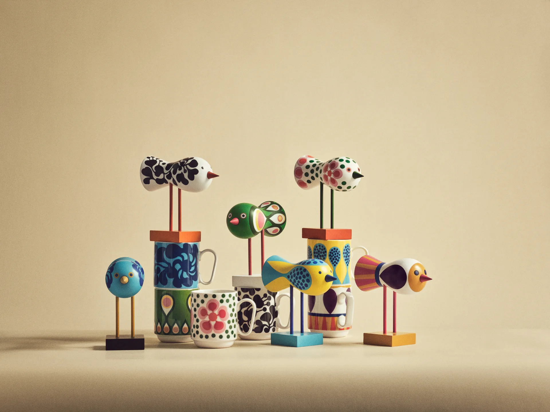 Birds 1967 mug 35 cl, No. 2 Design House Stockholm