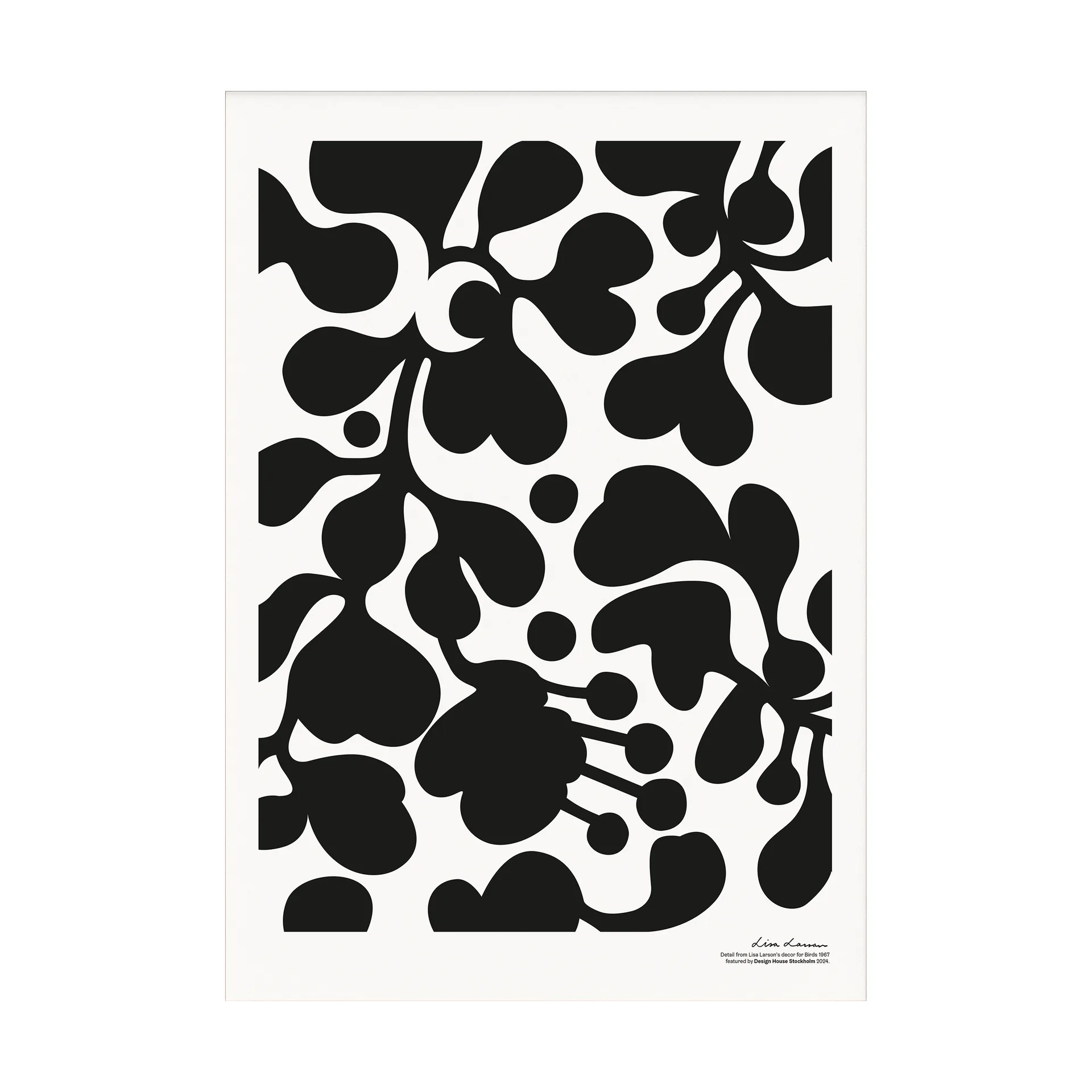 Birds 1967 poster 50x70 cm, No. 3 Design House Stockholm