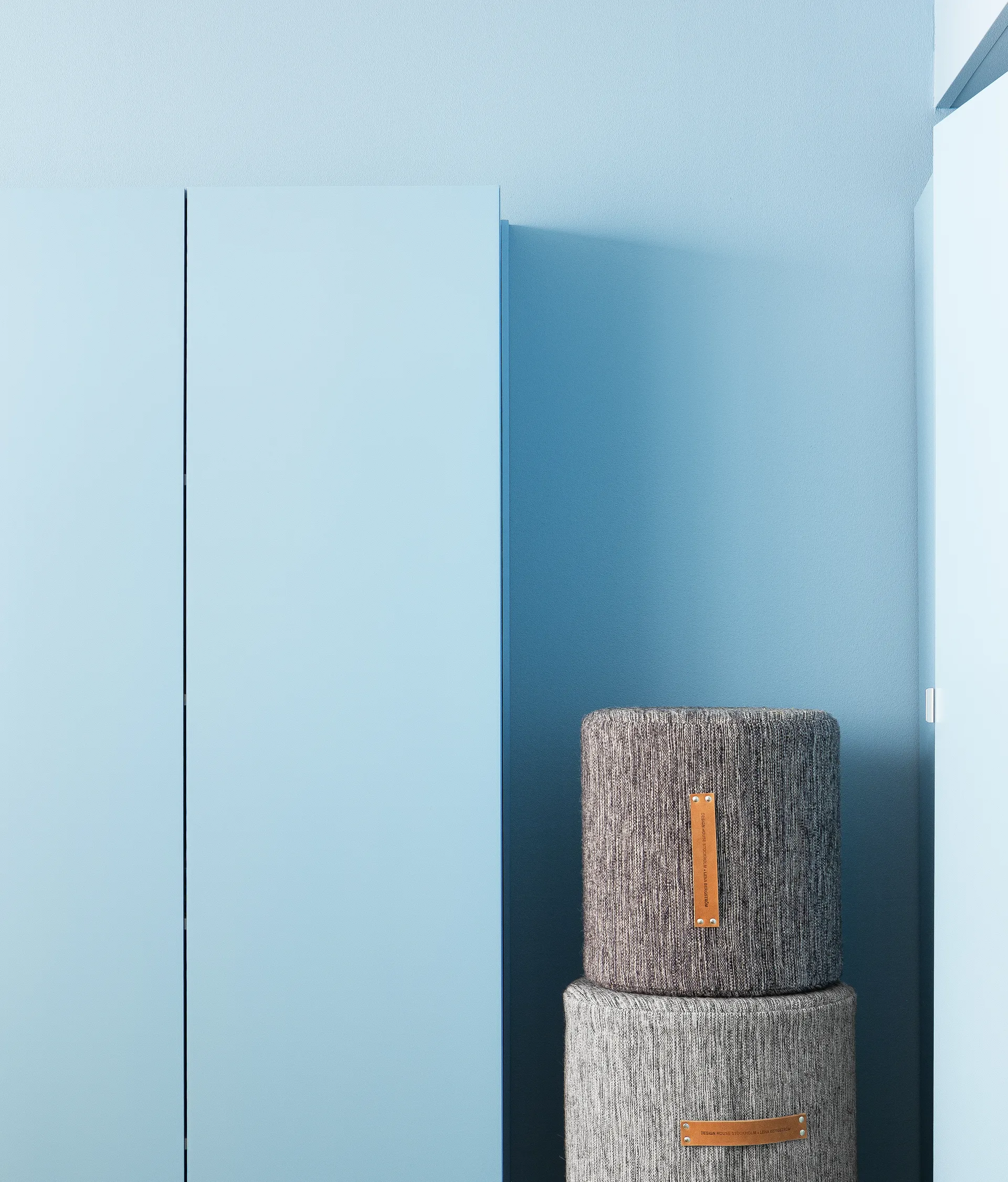 Björk round stool high, Dark grey, Ø45x45 cm Design House Stockholm
