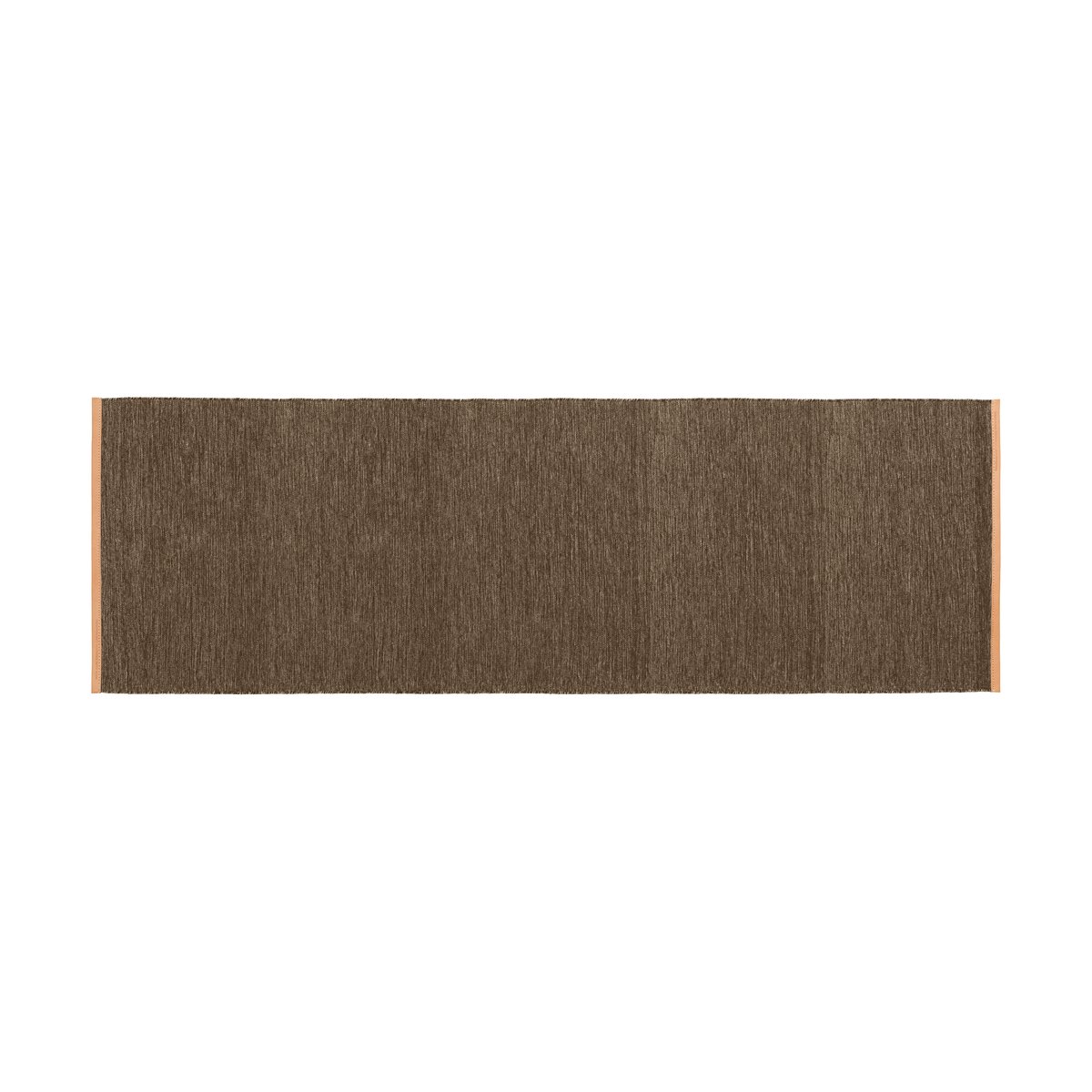 Design House Stockholm Björk rug brown 80x250 cm | Scandinavian Design | Fringe & Deep pile rugs | Brown