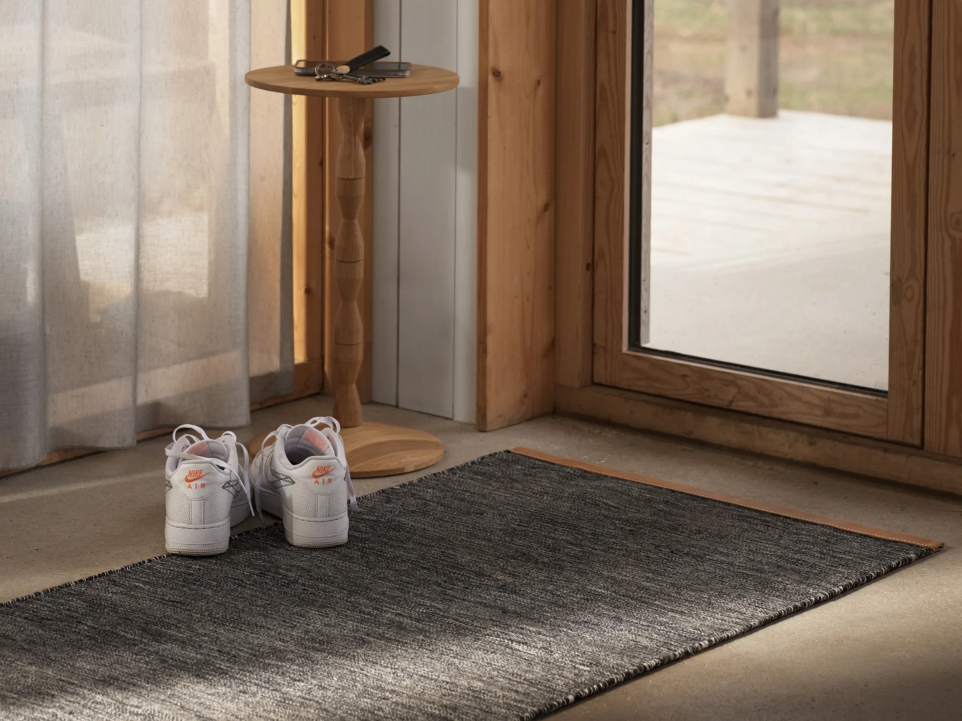 Björk rug dark grey, 80x250 cm Design House Stockholm