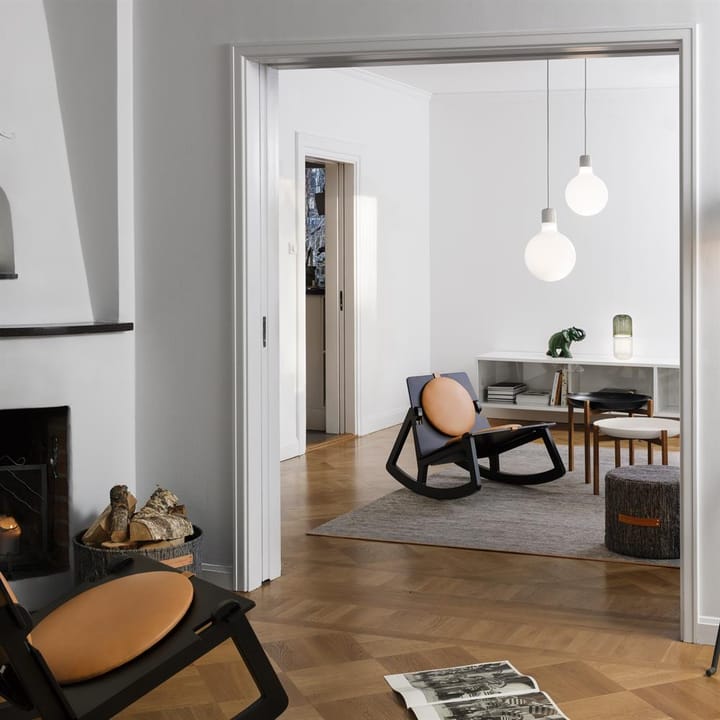 Björk stool low - light grey - Design House Stockholm