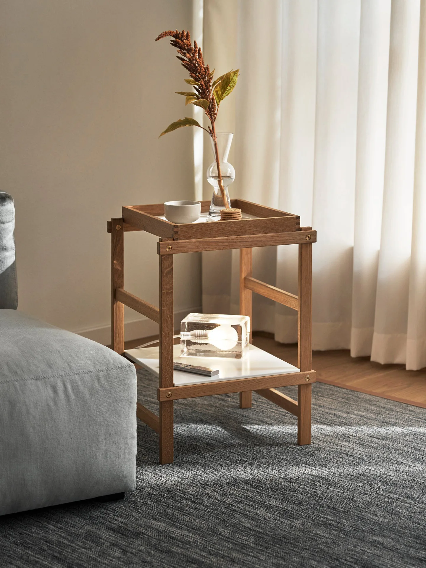 Block Lamp, black cord Design House Stockholm