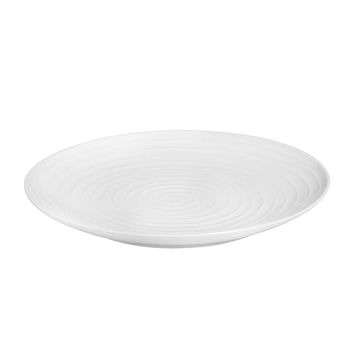 Blond serving plate - stripe white - Design House Stockholm