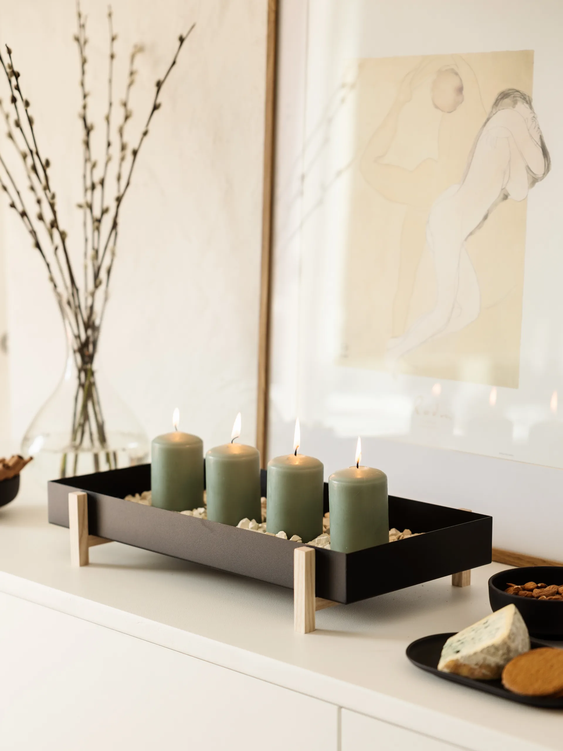 Botanic Flower Tray flower box, black Design House Stockholm