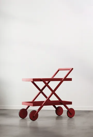 Exit serving trolley - Red - Design House Stockholm