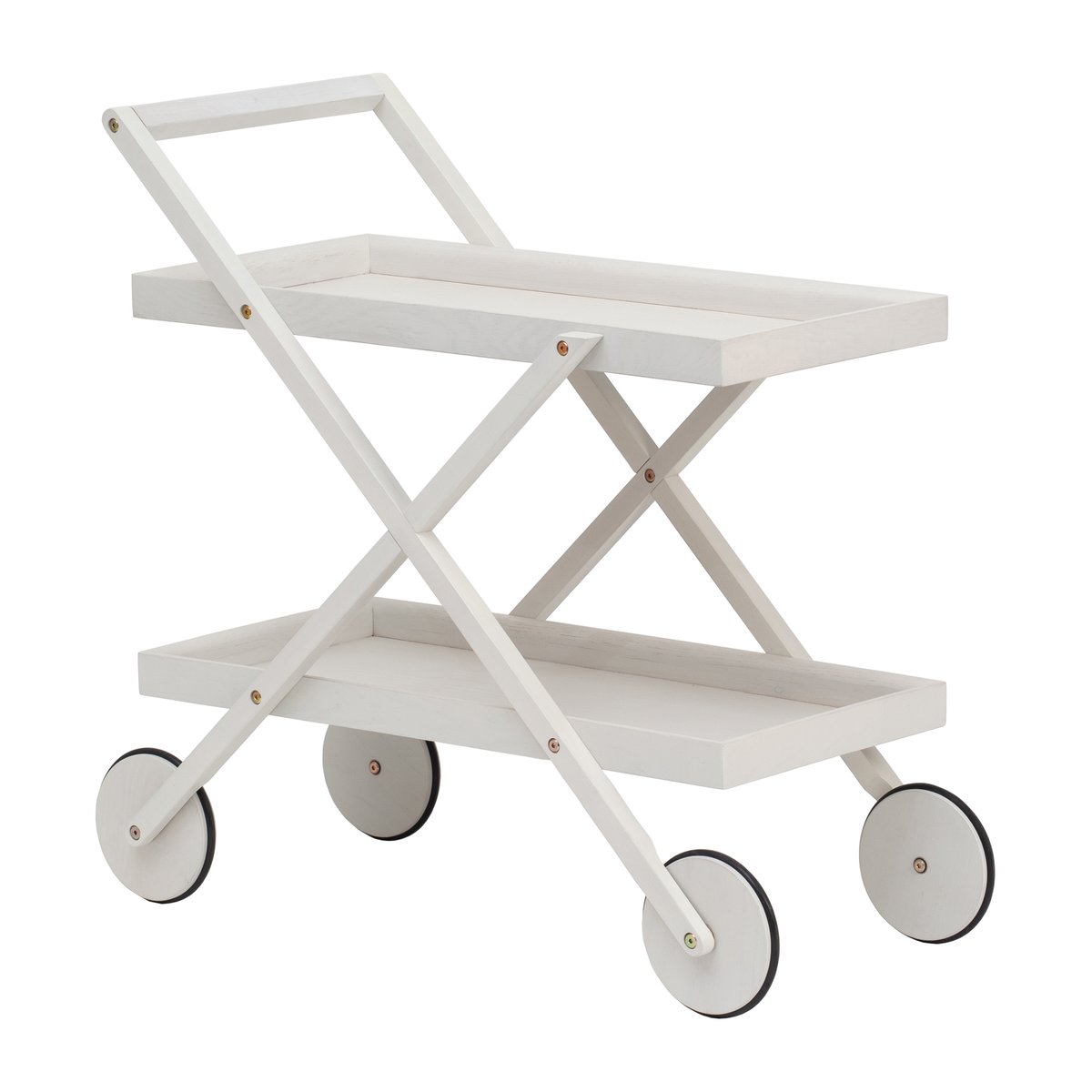 Design House Stockholm Exit serving trolley White | Scandinavian Design | Serving trolleys | White