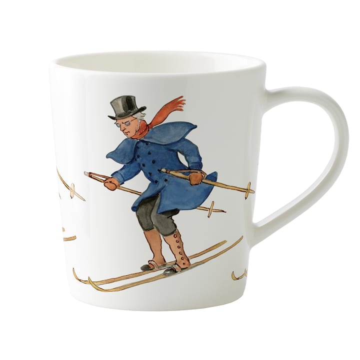 Farbror Blå åker skidor mug with handle - 40 cl - Design House Stockholm