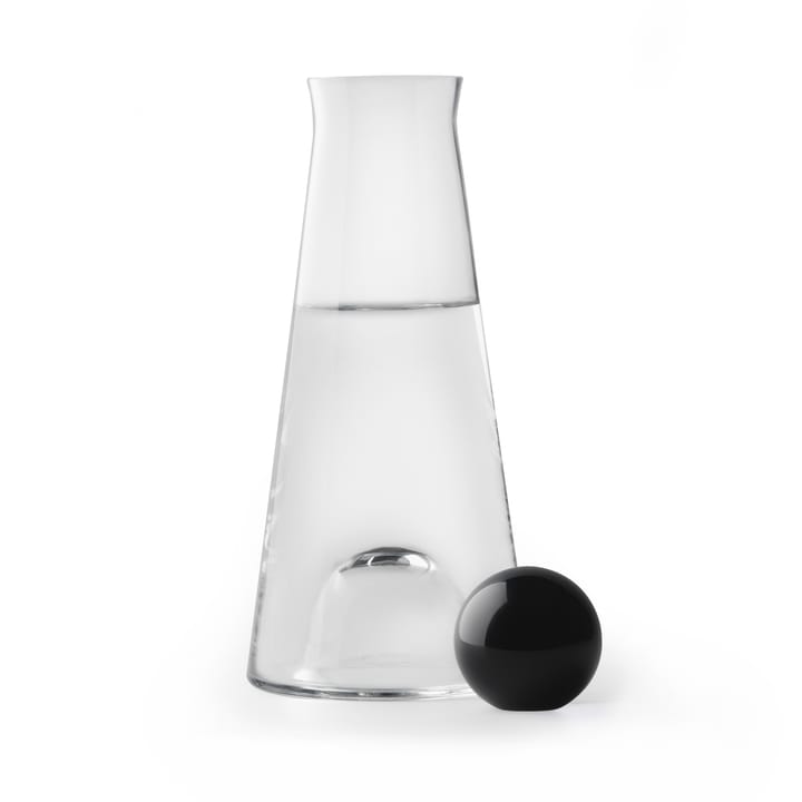 BLOMUS Carafe à eau 1L ACQUA (1000 ml, transparent, Acier inoxydable mat,  silicone, verre clair, 419g) comme goodies promotionnels Sur