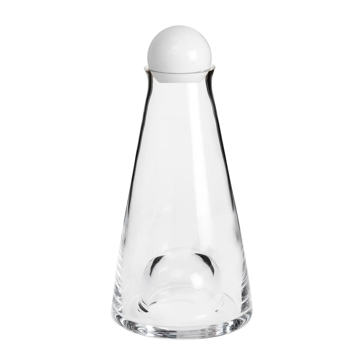 Design House Stockholm Fia carafe mini 33 cl White | Scandinavian Design | Water jugs and carafes | Transparent