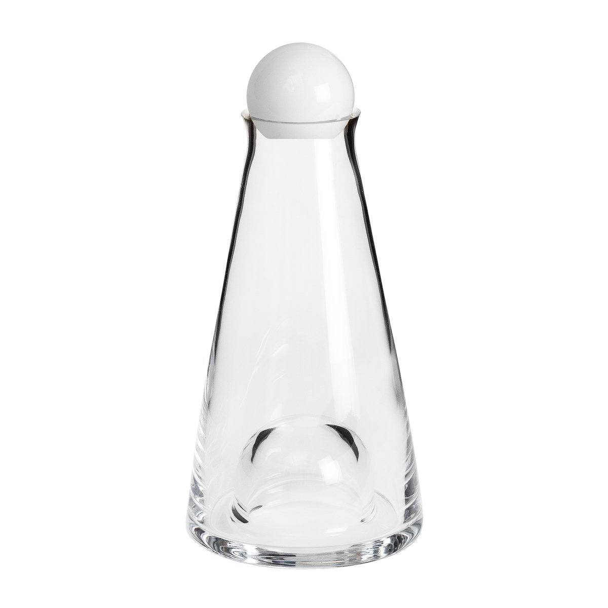 Design House Stockholm Fia carafe mini 33 cl White | Scandinavian Design | Water jugs and carafes | Transparent
