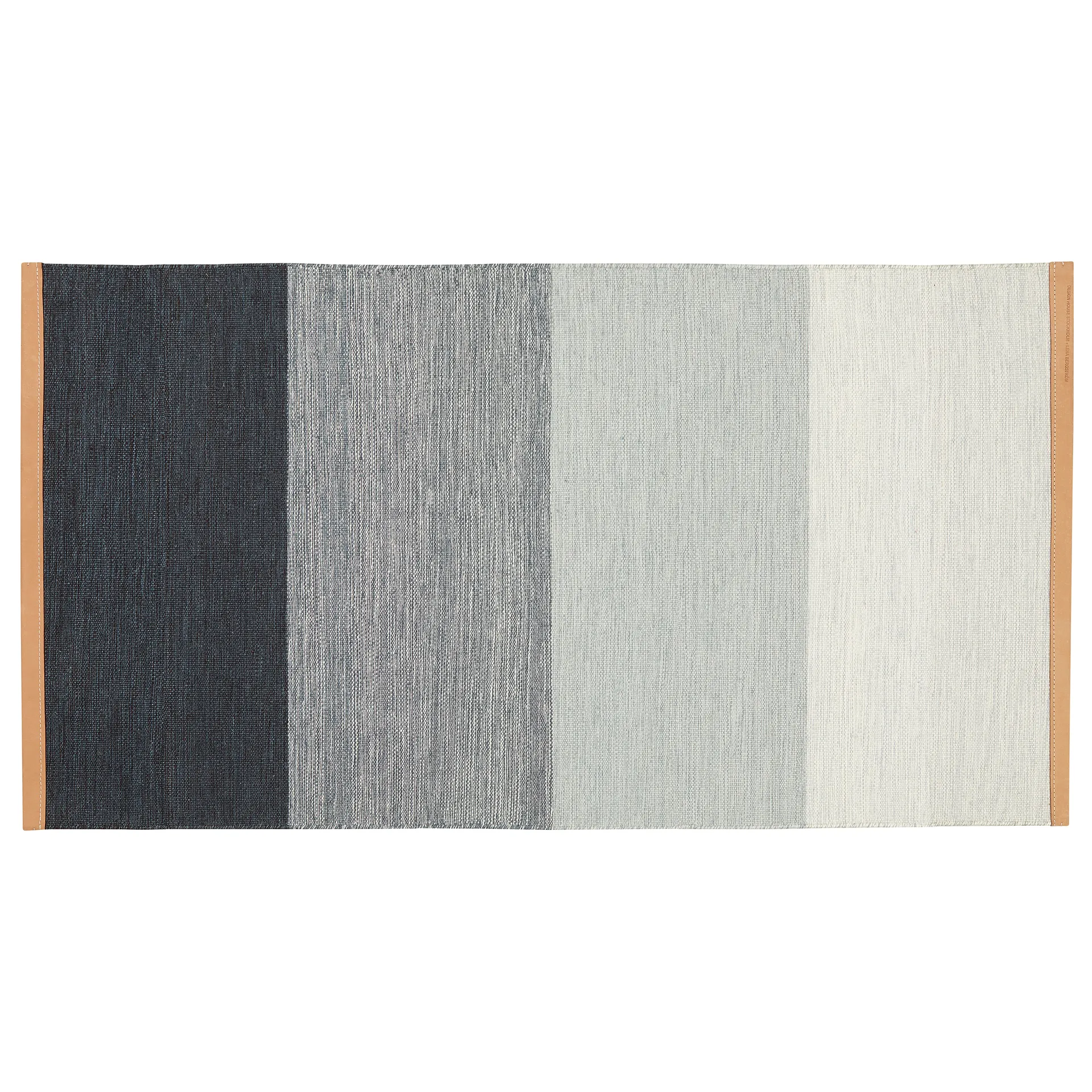 Fields rug 70x130 cm, Blue-grey Design House Stockholm