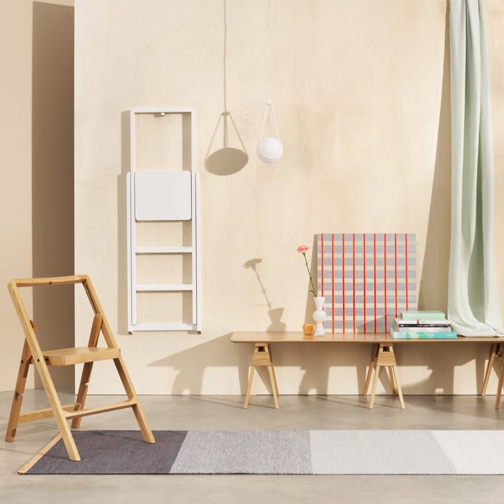 Fields rug 80x250 cm, Blue-grey Design House Stockholm
