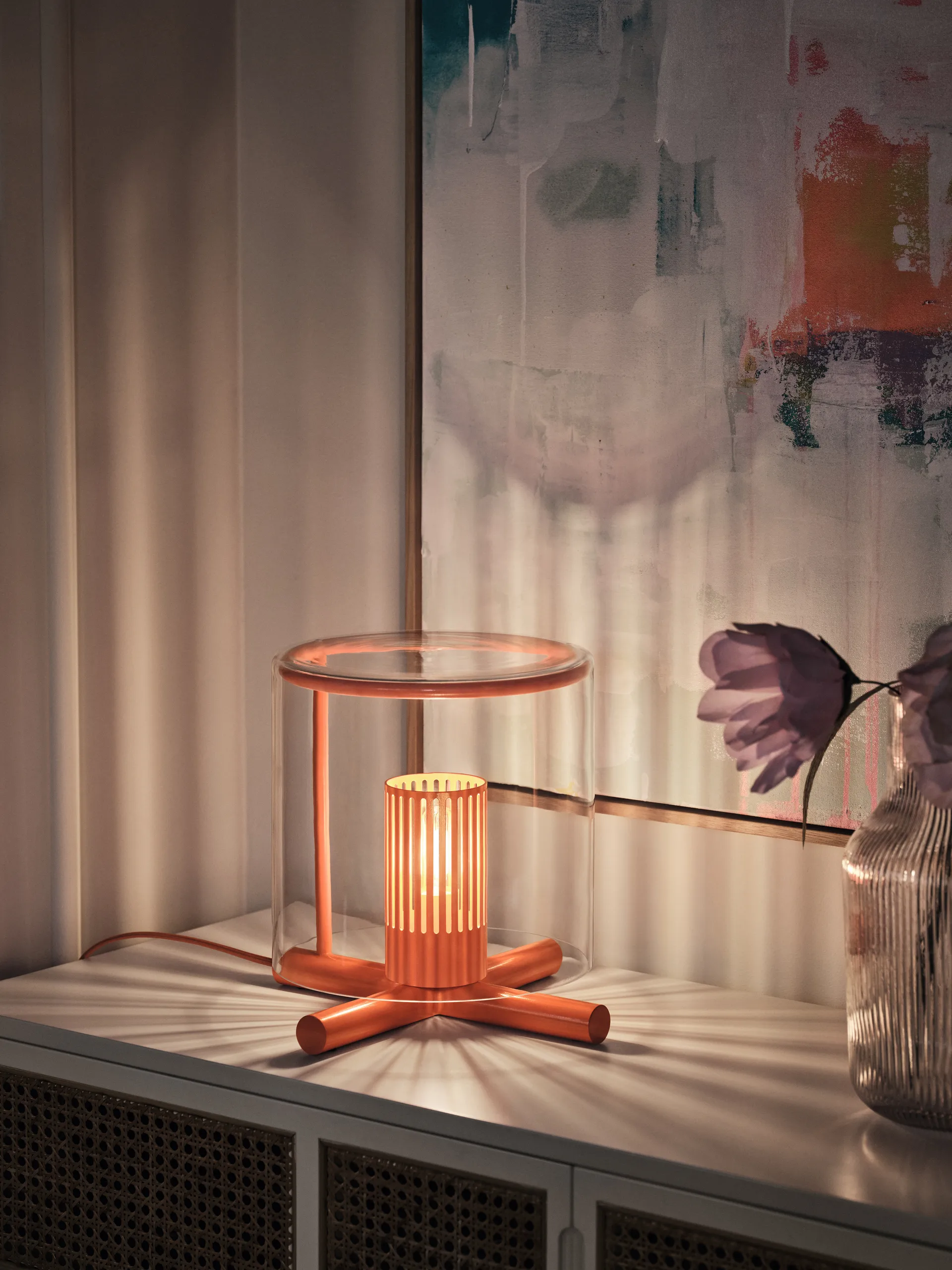 Fire Place table lamp, Red Design House Stockholm