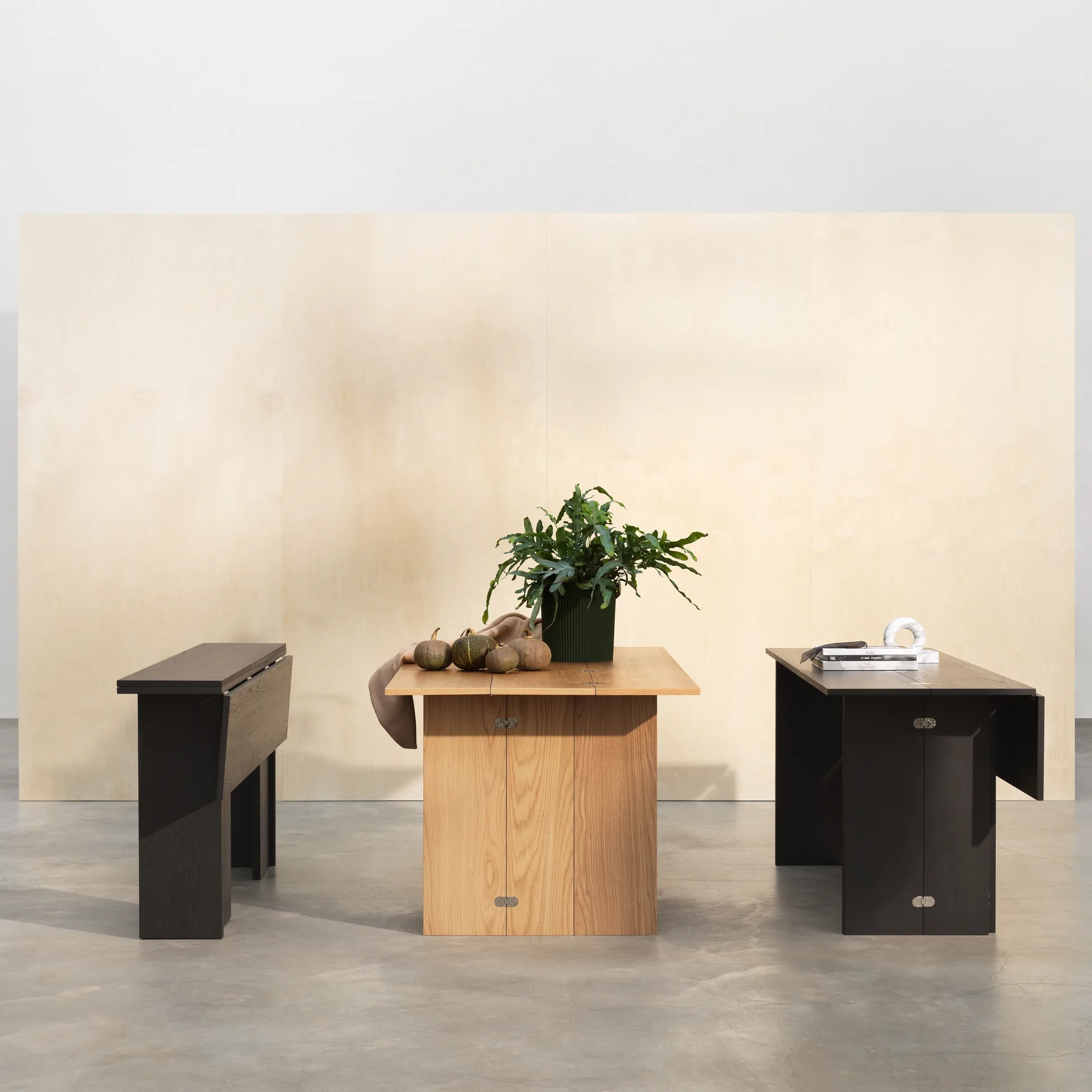 Flip table, Black 160 cm Design House Stockholm